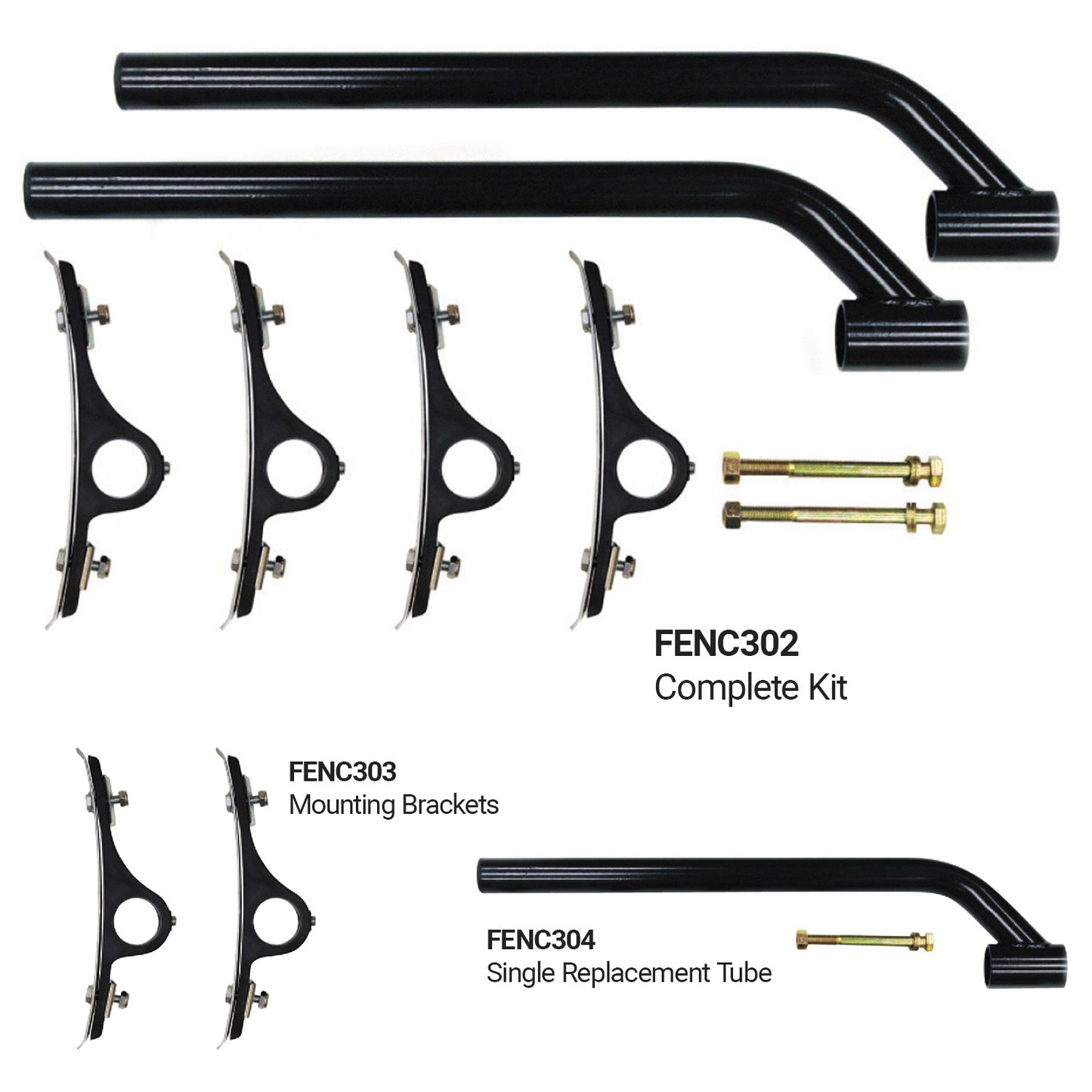 Replacement Steel Tube Arm For Fender Mounting - Individual