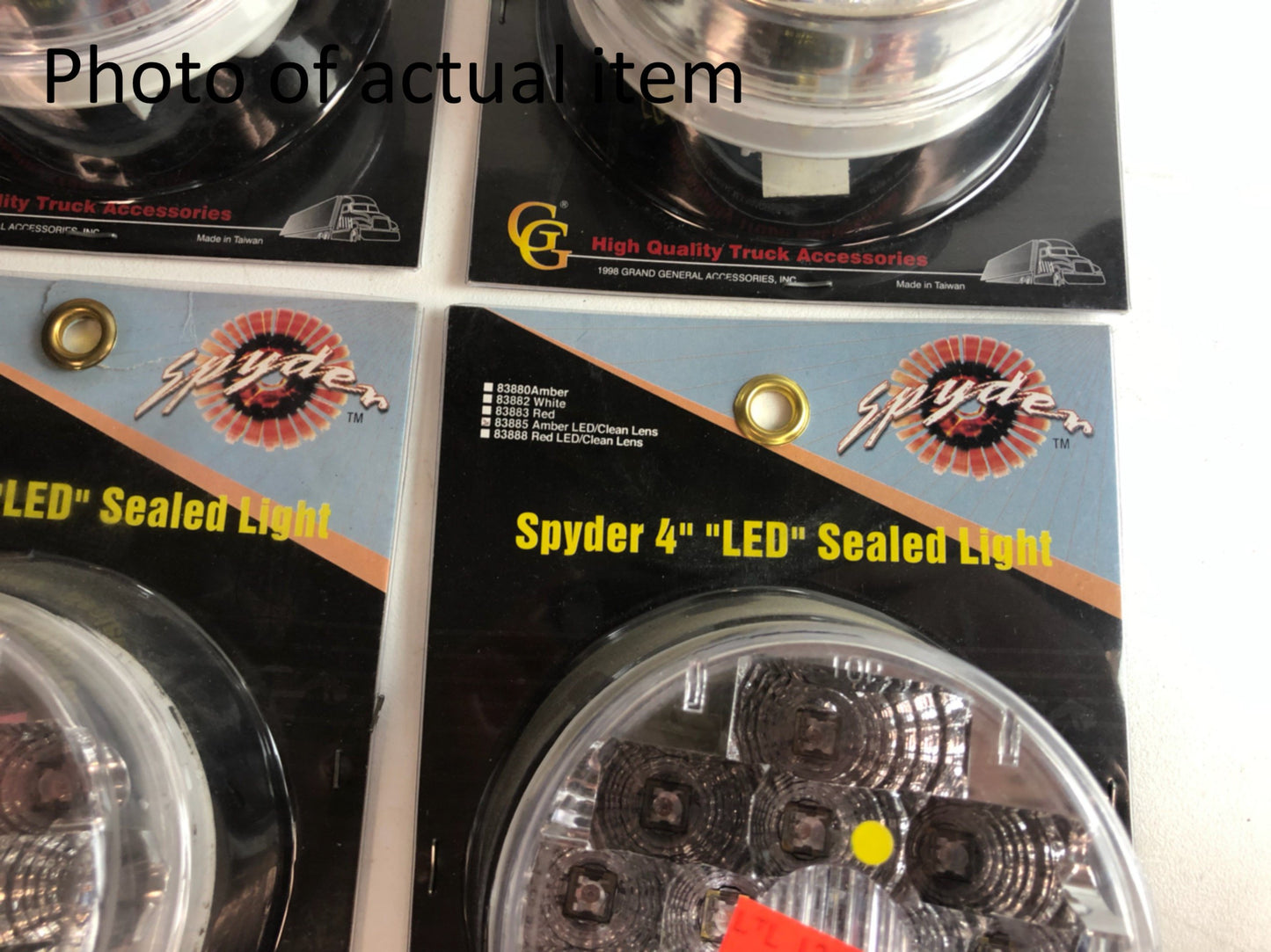 4 Inch Spyder Projected Lens Amb/Clr LED - Light 83885 - Scratch and Dent