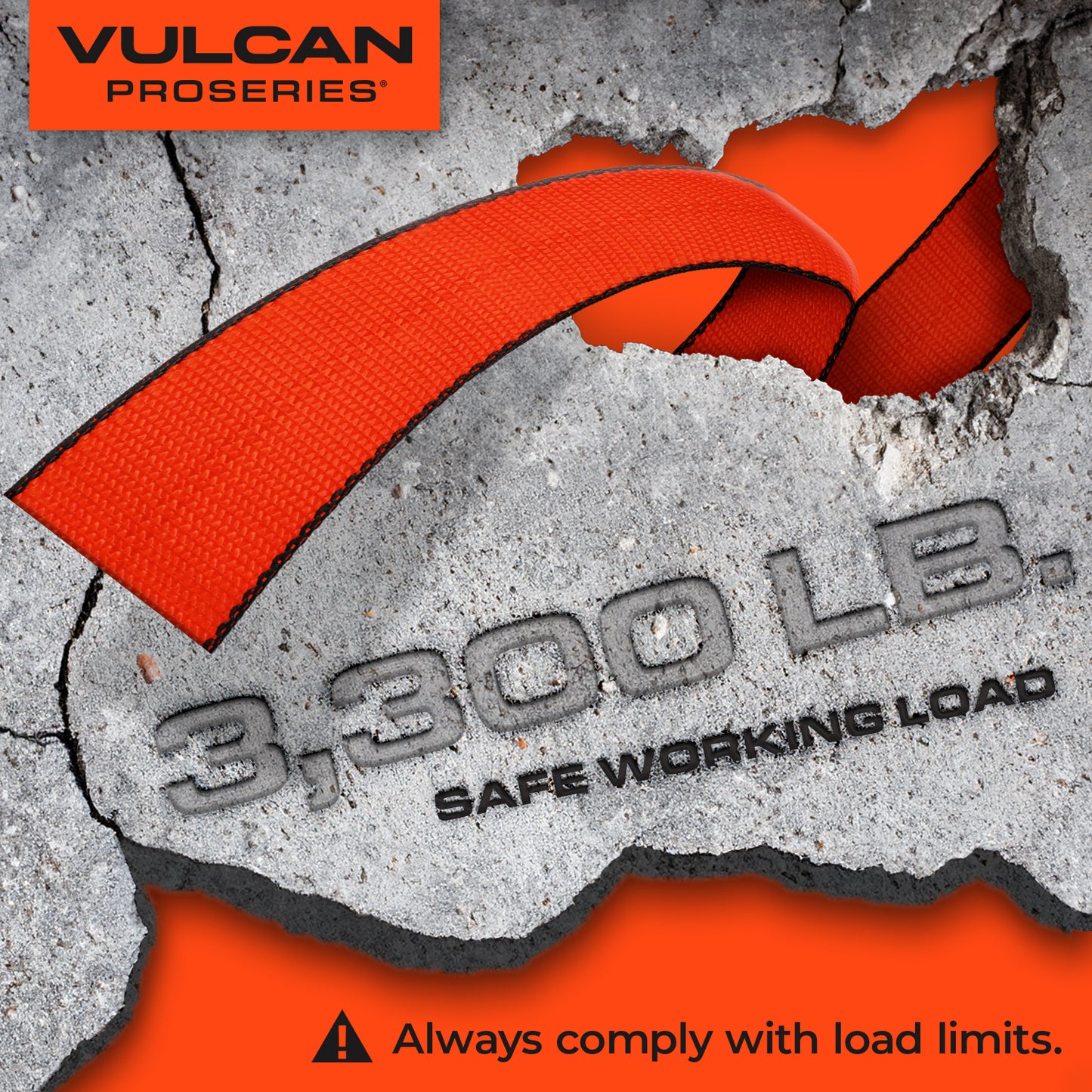 VULCAN Snap Hook Vehicle Tie Down Kits with Heavy Duty Stake Pocket D Rings - Lasso Style - Proseries