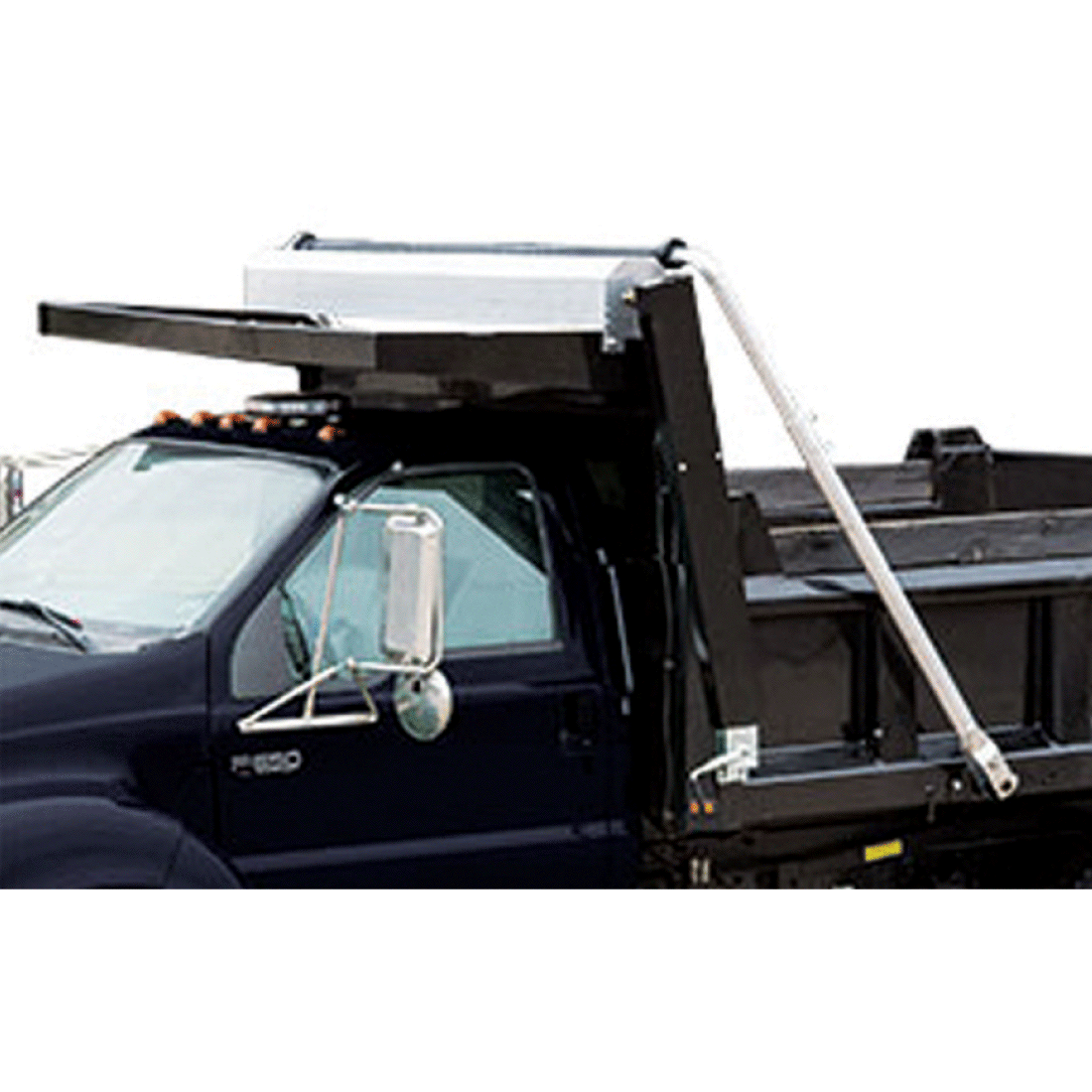 tarp for truck bed Buyers Products 5543000 Mechanical Crank Arm Tarp System With Deflector