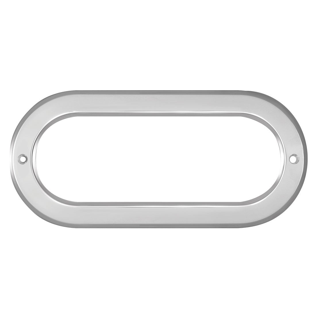 Chrome Plastic Cover - Oval - No Visor