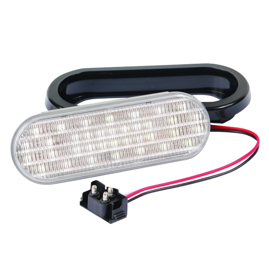 6.5 Inch Oval Reverse Light - 10 LEDs - White
