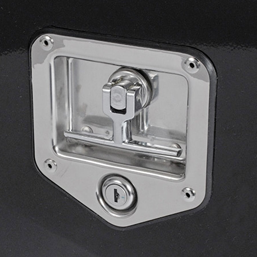 Black Steel Single-Door Underbody Toolbox - 24"H x 24"D x 48"L