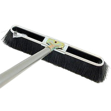 Black Medium Brush with Steel Bolt-On Handle - 23 Inch