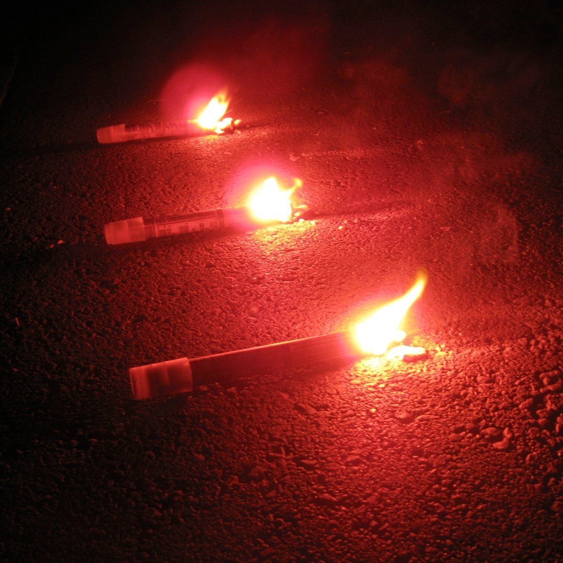 30-Minute Red Flares - Case of 36 - No Stands