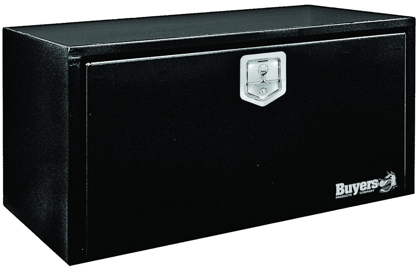 Black Steel Toolbox - One Door - One Latch - 18"H x 18"D x 30"L