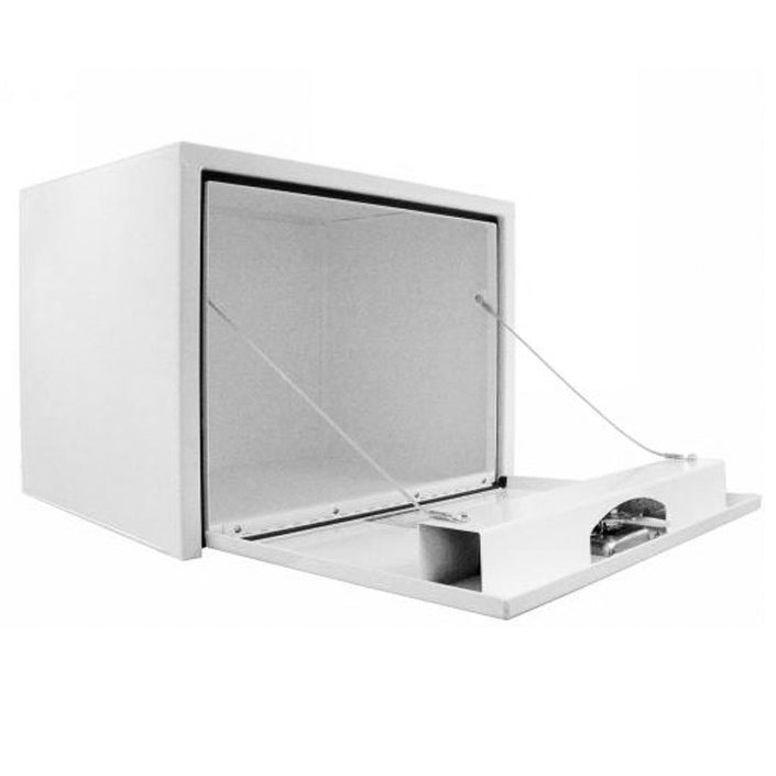 White Steel Single-Door Underbody Toolbox - 18"H x 18"D x 24"L
