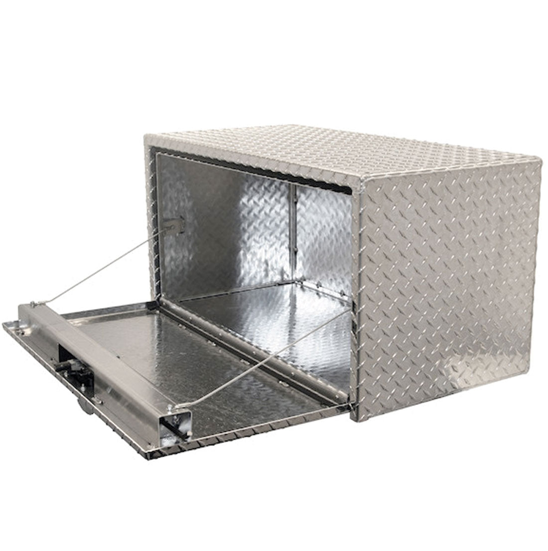 Aluminum Single-Door Underbody Toolbox - 18"H x 18"D x 24"L