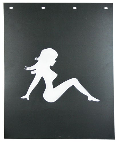Sitting Lady Mud Flap - Facing Right