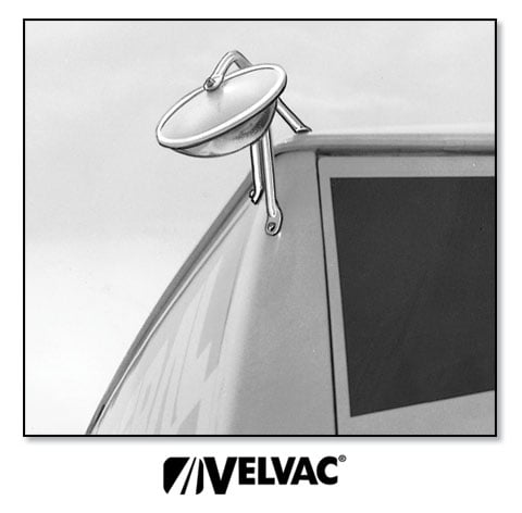 Rear Crossview Mirror System -Straight Van Chassis Stainless