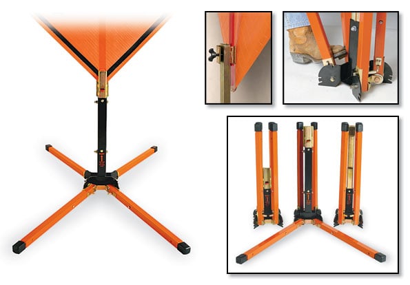 Folding Stand with Universal Holder and Spring