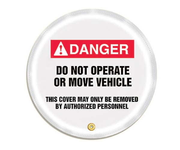 24 Inch Danger Steering Wheel Cover