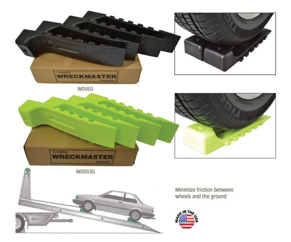 Wreckmaster Tire Skates - Set of 4 - Original Black