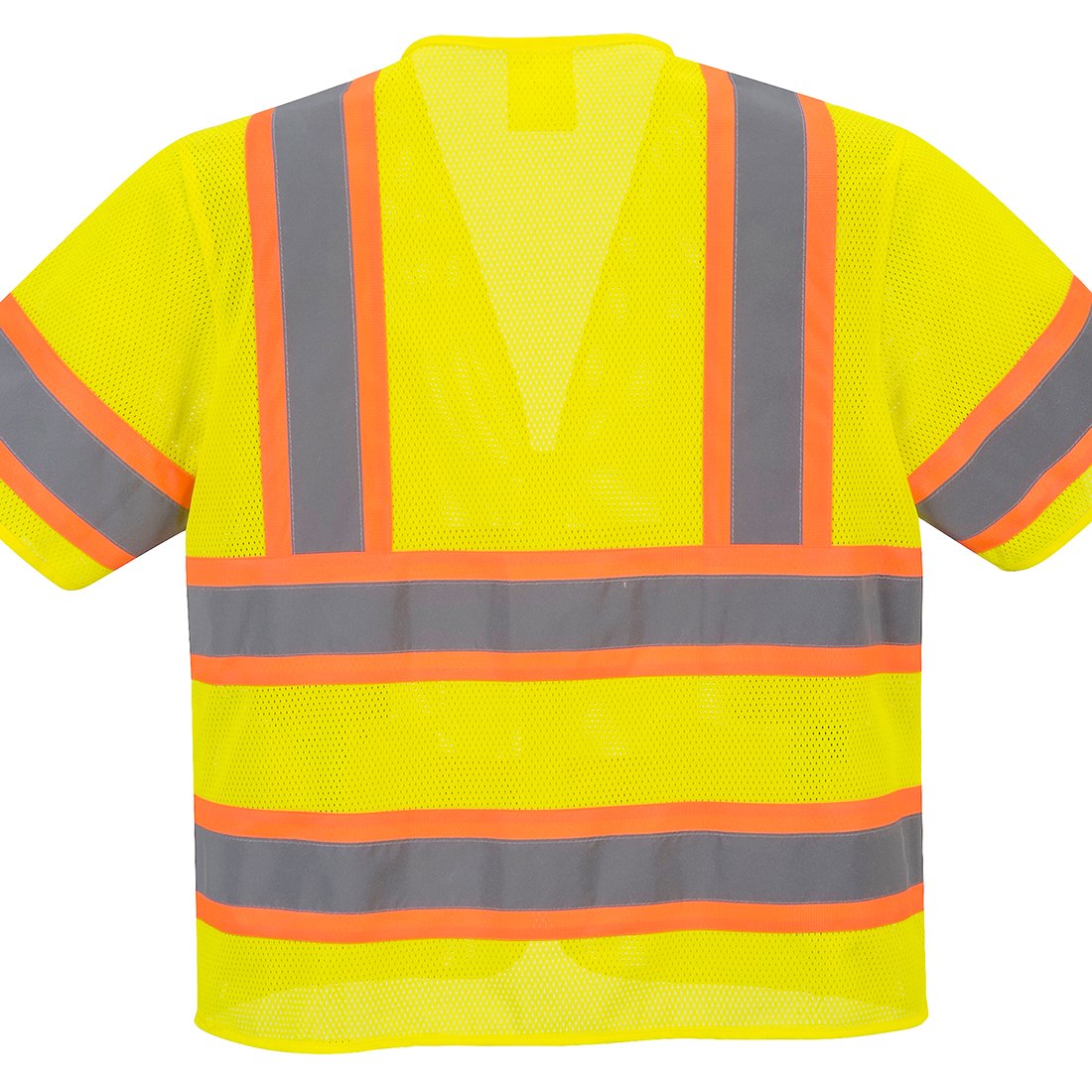 Class 3 Augusta Sleeved High Visibility Vest - Yellow - M