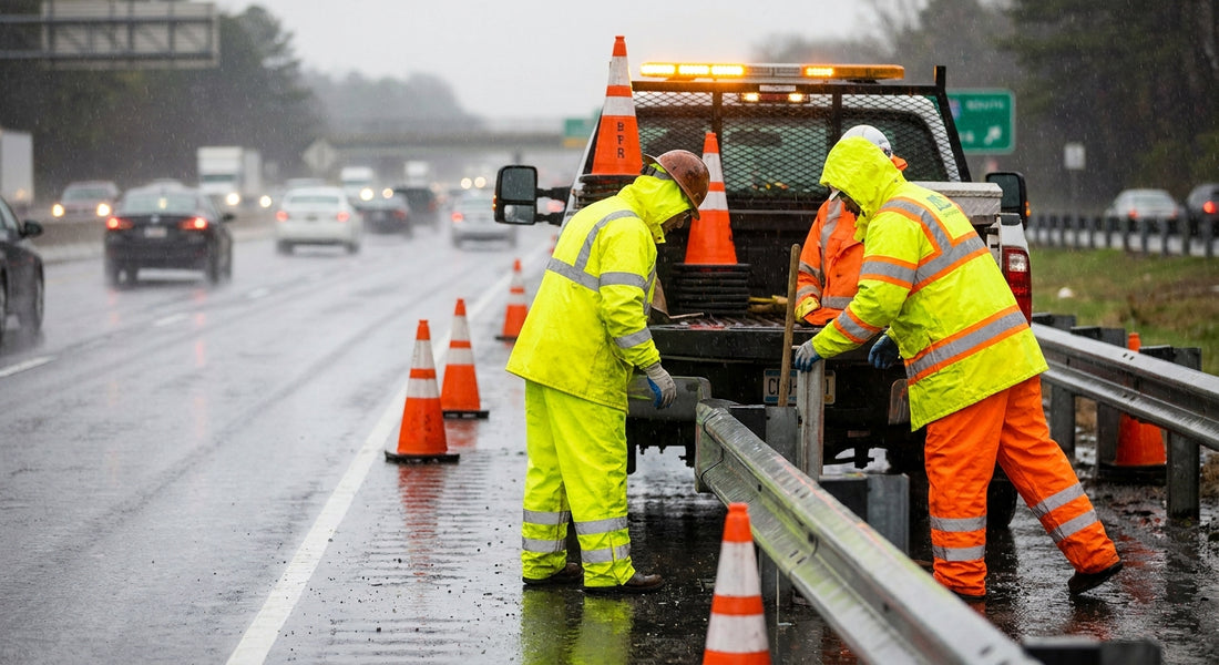 Best hi-vis rain gear for roadside workers