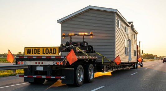 Wide load accessories for modular home transport