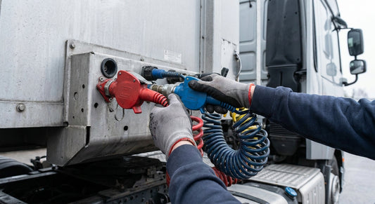 How to connect gladhands on a semi trailer