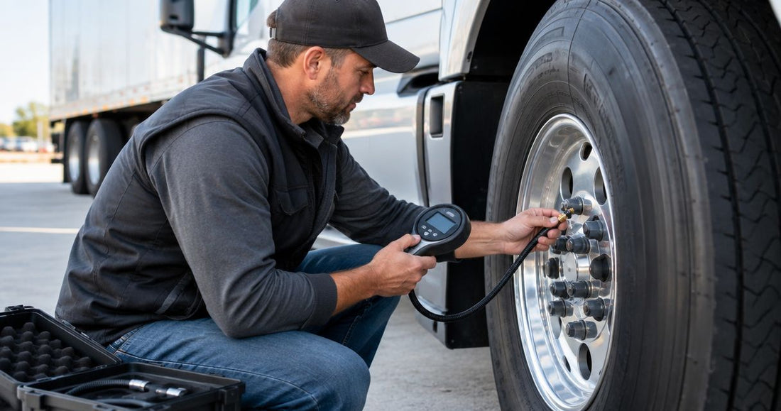 Best tire pressure gauges for semi trucks in 2026