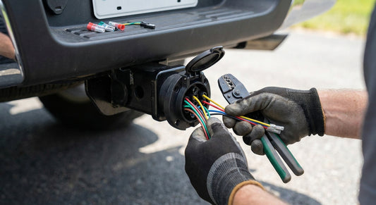How to wire a 7-way trailer plug to a truck
