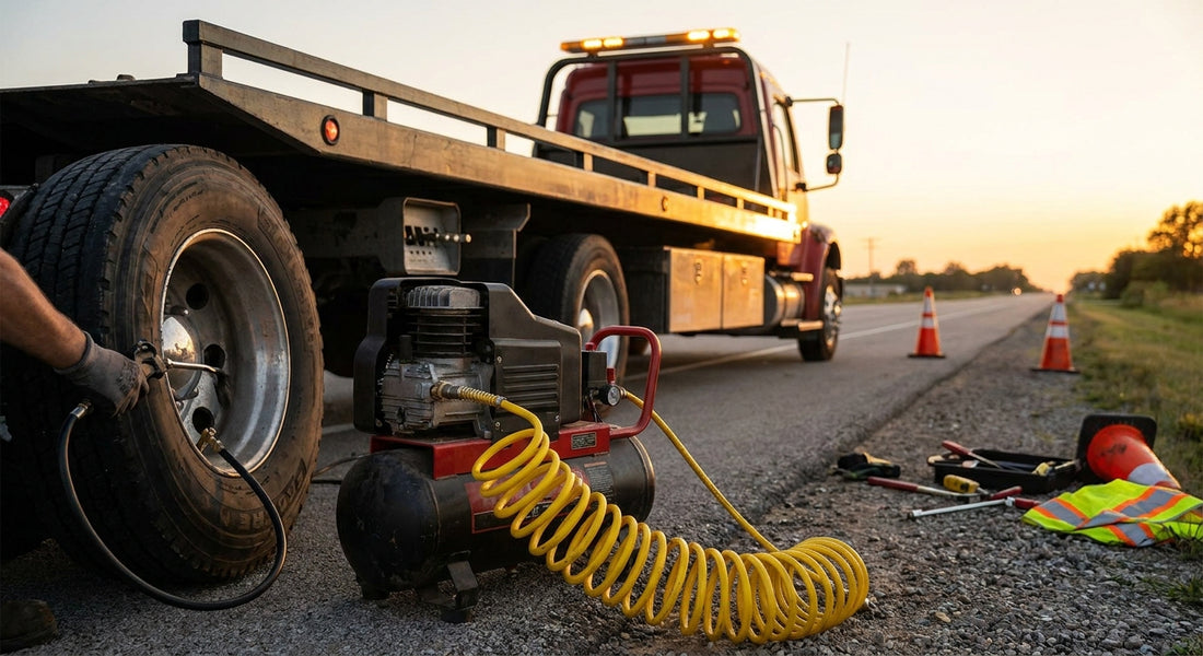 Best air compressors for tow truck operators