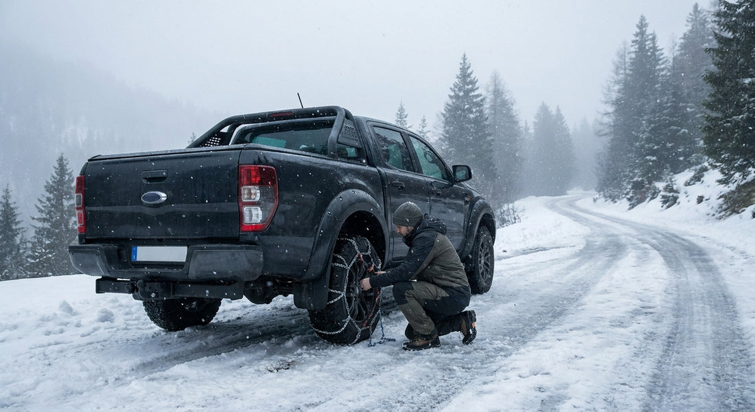 How to choose tire chains for a pickup truck
