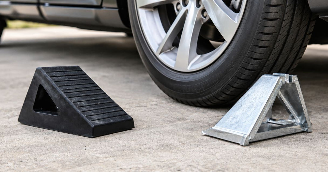 Is a rubber wheel chock better than a steel wheel chock?