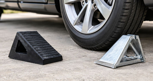 Is a rubber wheel chock better than a steel wheel chock?