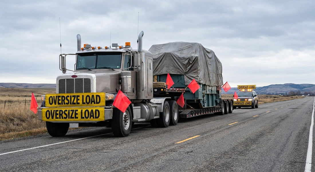 Best oversize load flags and signs for heavy haul
