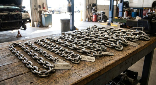 Tow chains ranked by working load limit in 2026