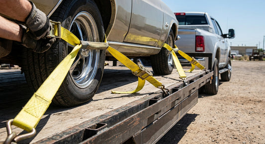 Best car hauler straps for open trailers