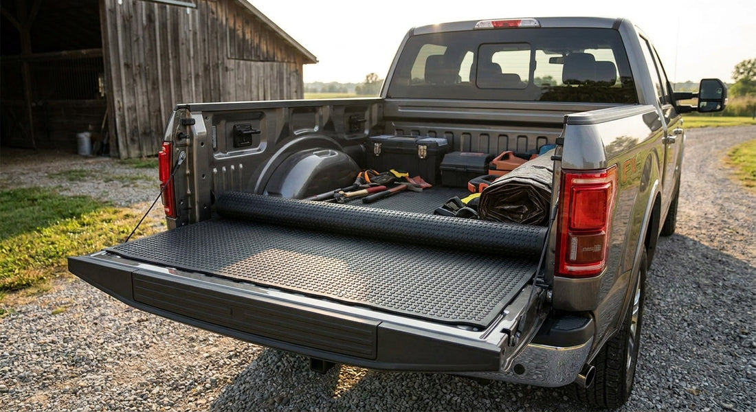 Bed mats for pickup truck cargo protection