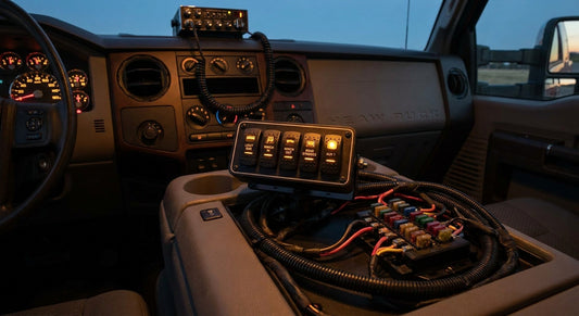 How to set up a switch panel for tow truck accessories