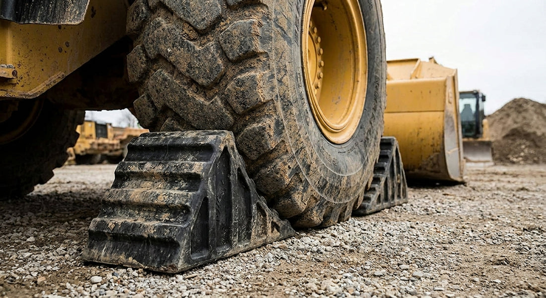Best rubber wheel chocks for heavy equipment