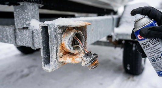 How to prevent trailer light corrosion in winter