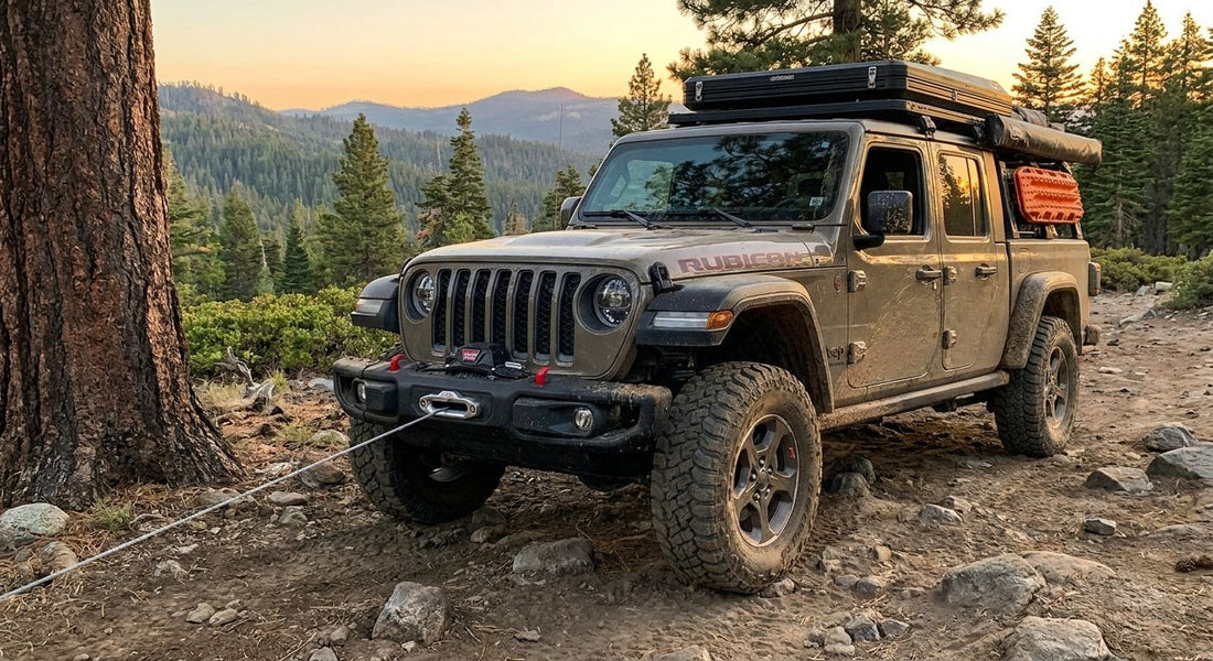 Winches for Jeep and overlanding vehicle builds