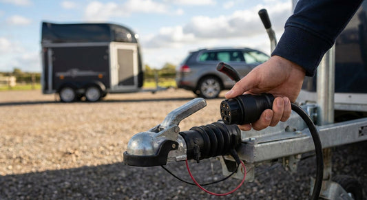 Trailer light adapters for horse trailers