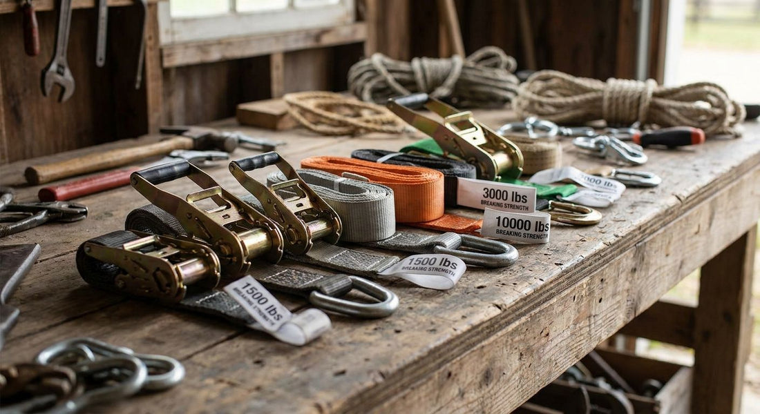 Ratchet straps ranked by breaking strength in 2026