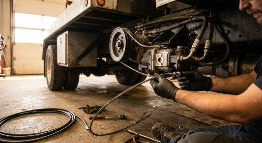 How to replace a PTO cable on a wrecker body
