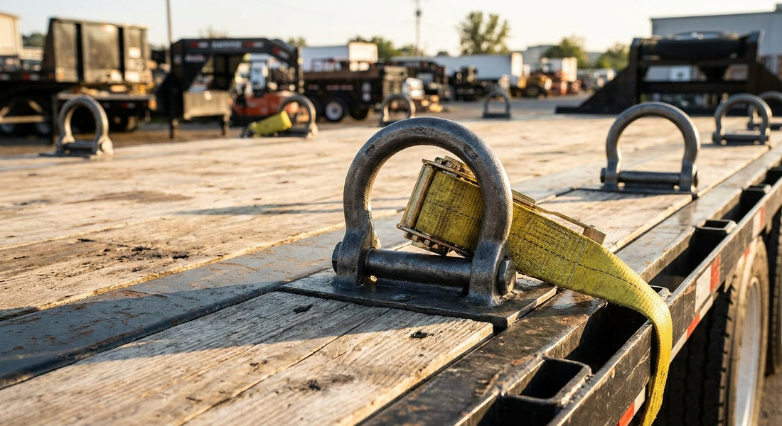 Best D-ring tie-down anchors for flatbed trailers