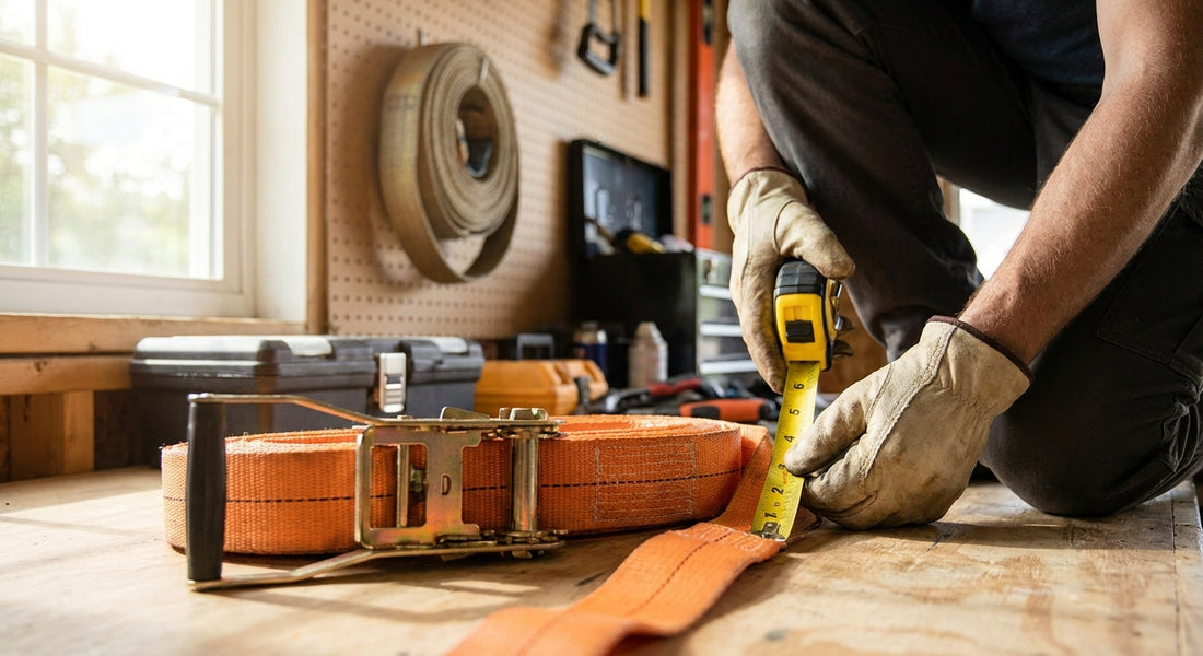 How to measure for the right size ratchet strap