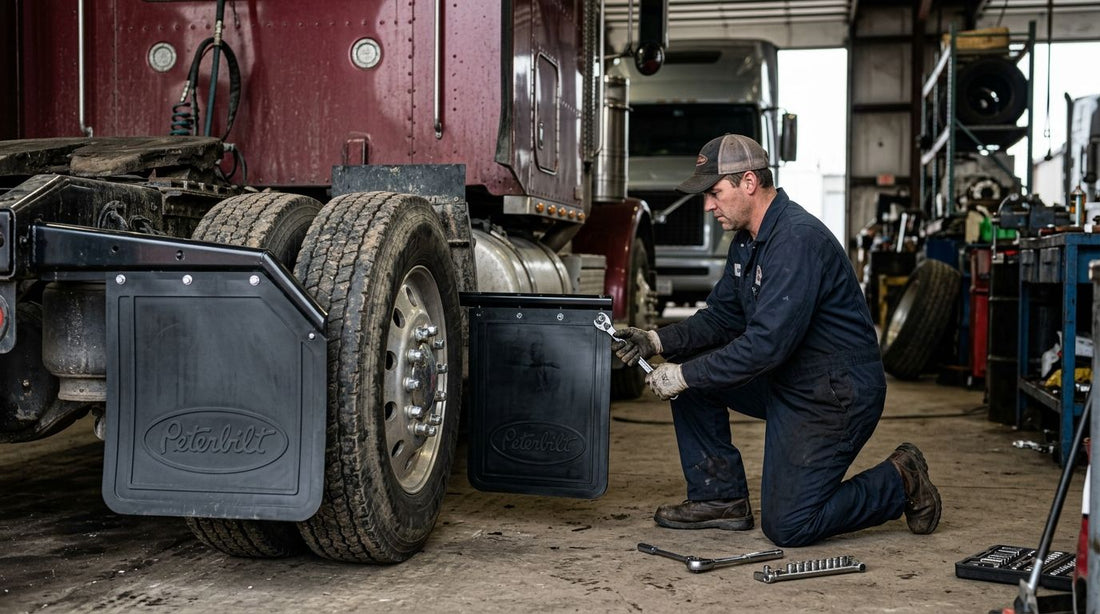 How much does semi truck mud flap replacement cost?