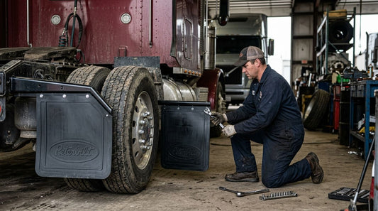How much does semi truck mud flap replacement cost?