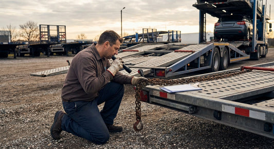 How to inspect car hauler chains before a run