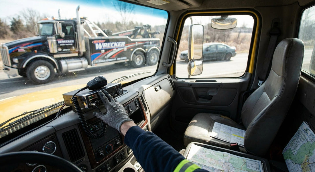 CB radios for tow truck and wrecker operators