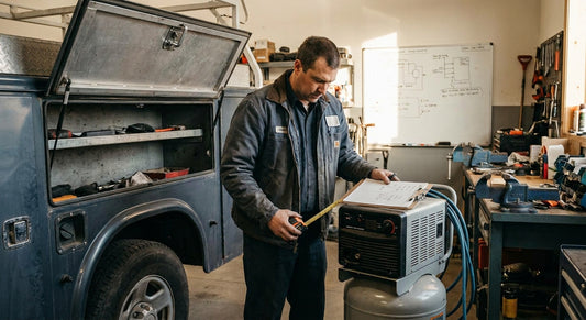 How to size an air compressor for a service truck