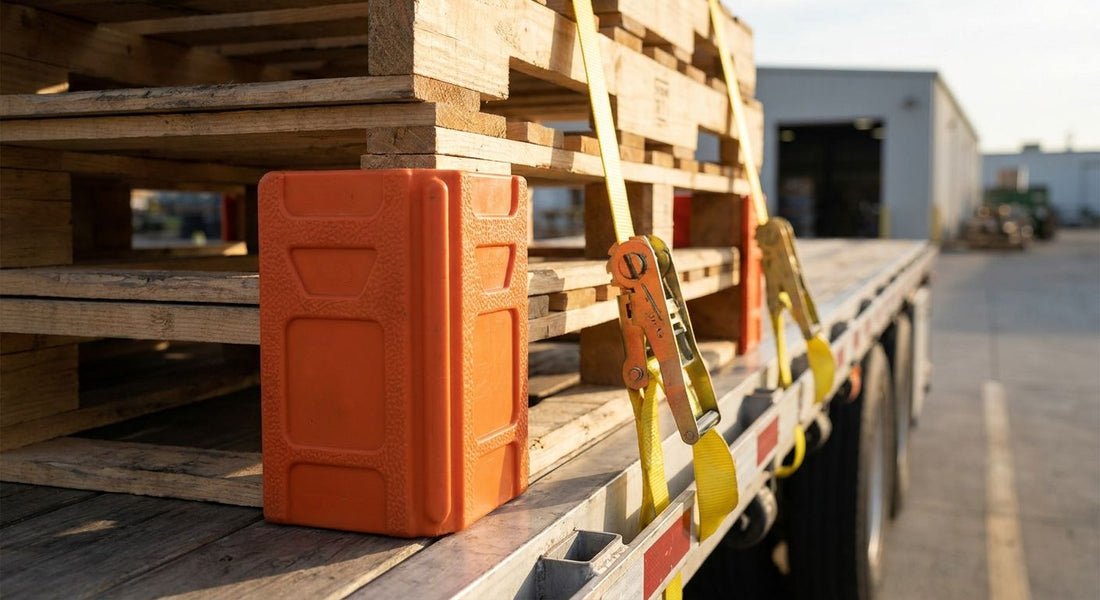Corner protectors for ratchet strap load securement