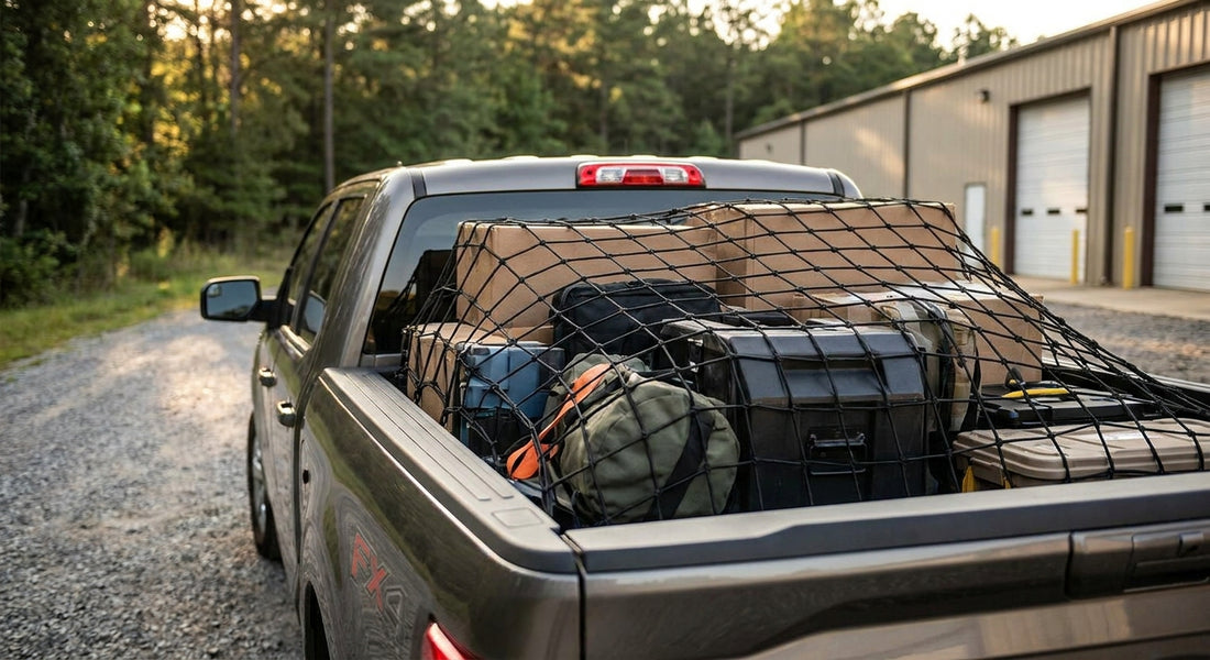 Best truck bed cargo nets for securing loose loads