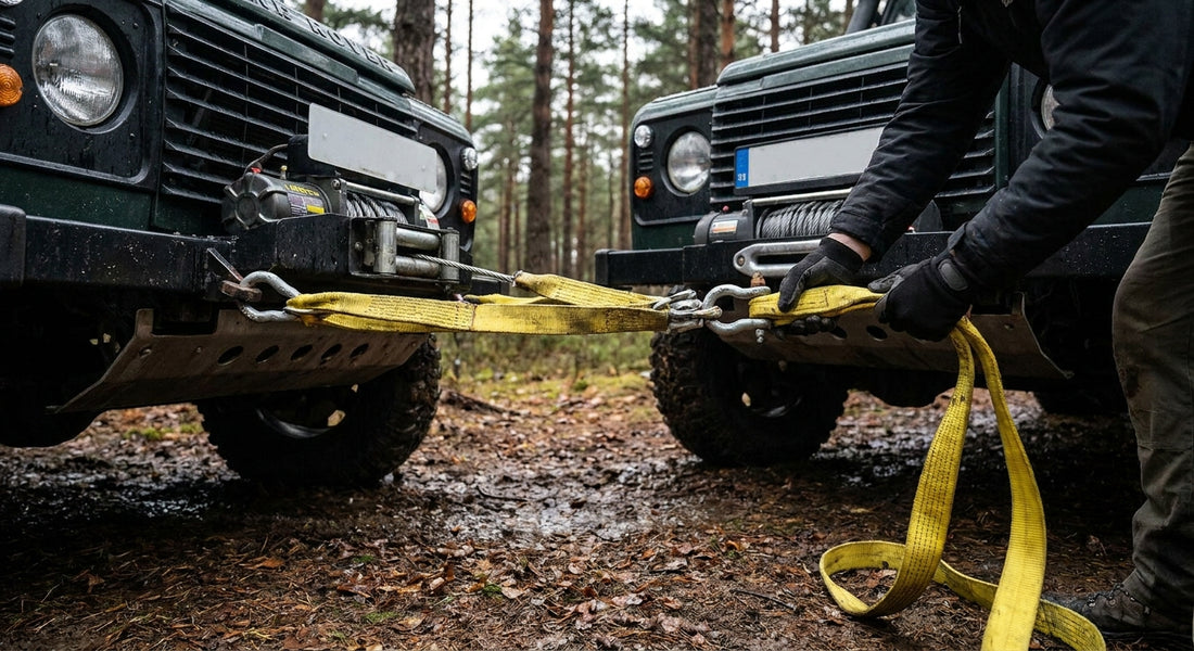 How to rig a v-bridle for vehicle recovery