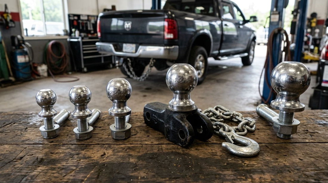 Hitch ball weight capacity by ball size 2026