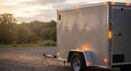 Marker lights for enclosed cargo trailers